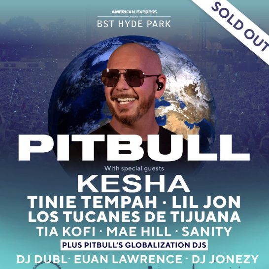 Pitbull: BST Hyde Park 2026